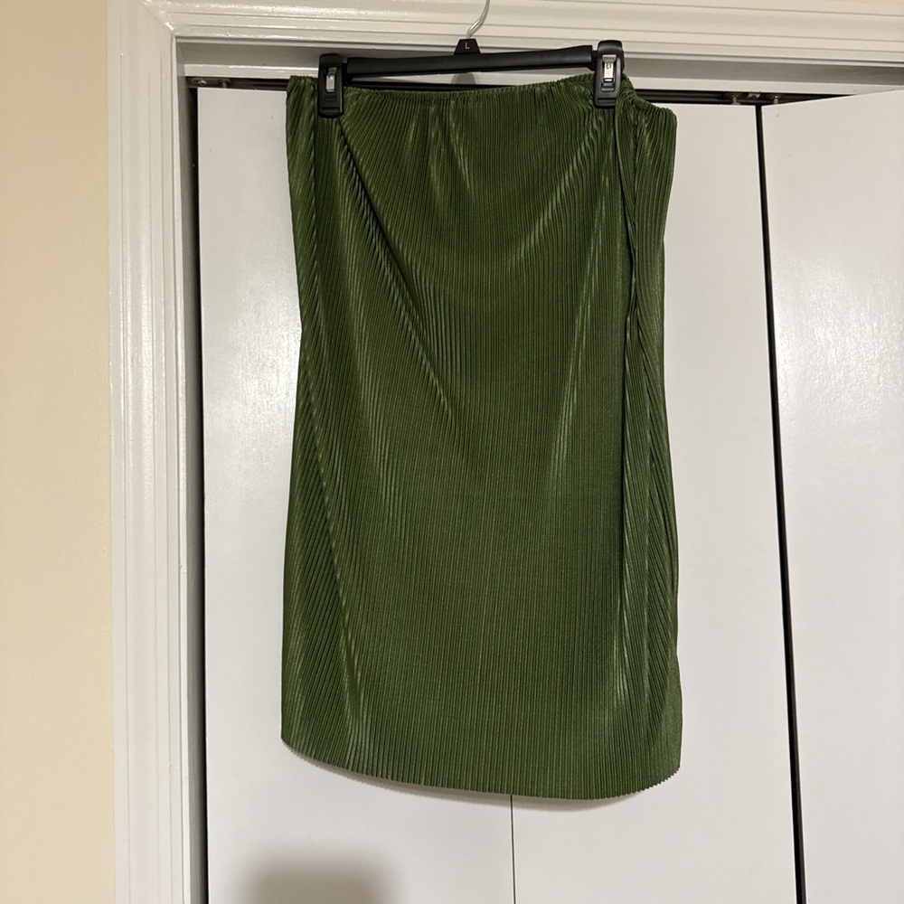 SHEIN Green Mini Dress